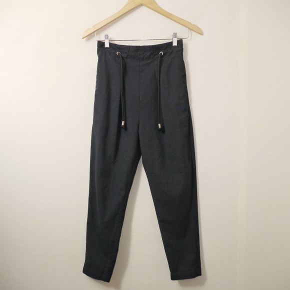 BDG UO High Rise Pleated Dark Blue Pants Size XS - Picture 1 of 11